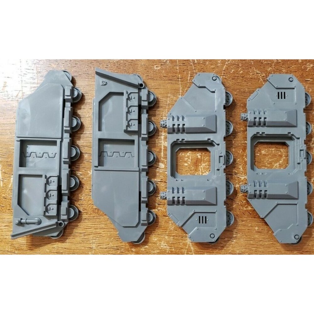 Warhammer 40k Space Marine Bits Rhino Sides/Armor/Tracks Set BRC - Picture 5 of 7